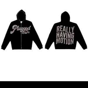 Black plugged-in jacket size large